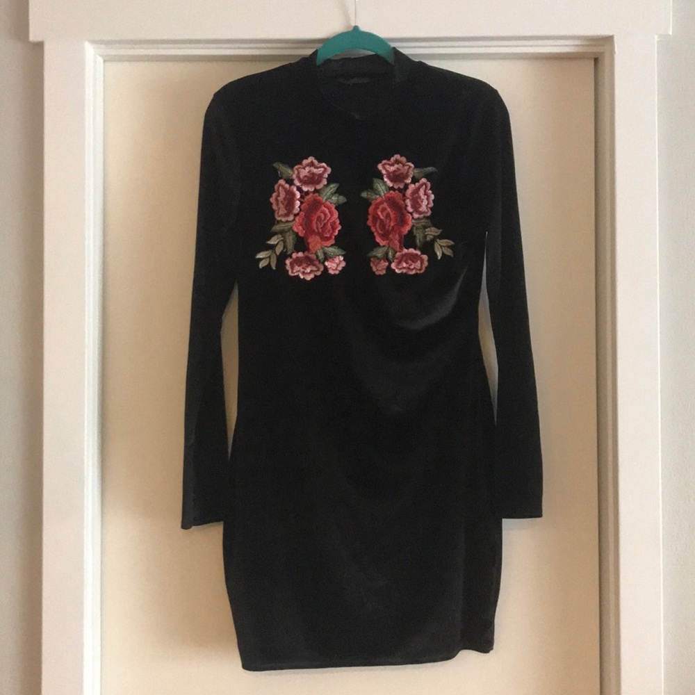 ASOS Black & Rose Dress